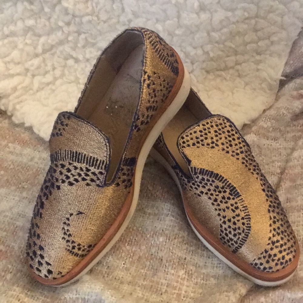 Free People Snake Eyes loafers